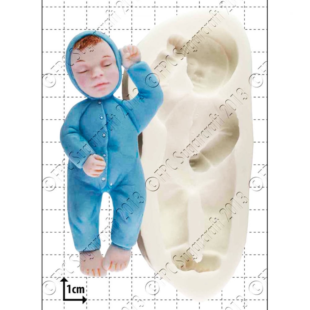 Silicone Small Sleeping Baby Mould